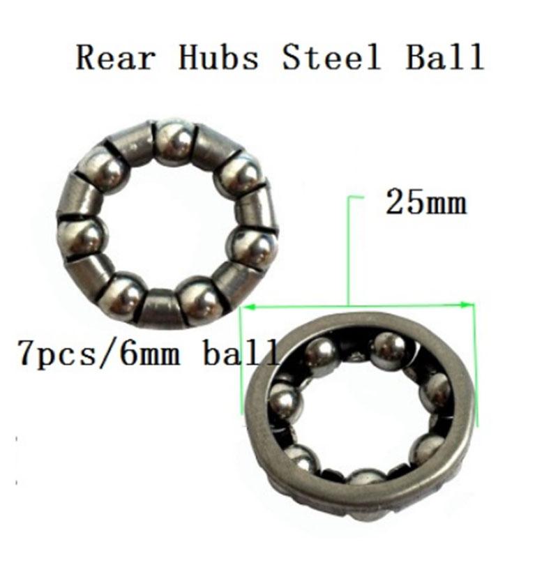 Cykelheadset kullager mtb vägvikning 44mm 20mm 25mm främre baknav stålkula 30mm -axliga stålkullagertillbehör: 25mm 2 st