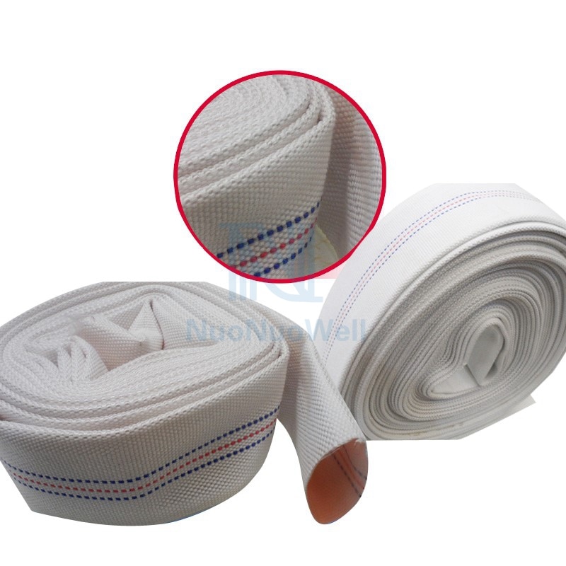 1" Linings PVC Agricultural Fire Hose Canvas Plastic Explosion-proof Soft Pipe Car Wash Sprinkling Water Irrigation Line 10M/20M