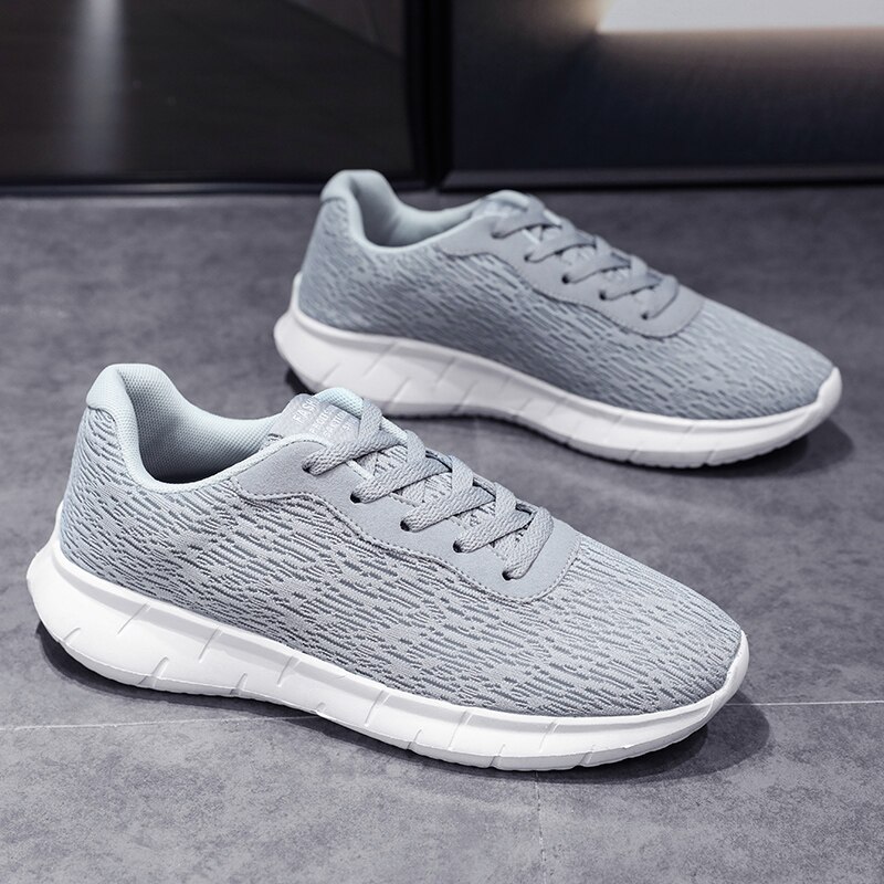 Lightweight Comfort Men Running Sneakers Mesh Breathable Fashion Athletic Shoes Large Size Jogging Tenis Masculino Outdoor Trend