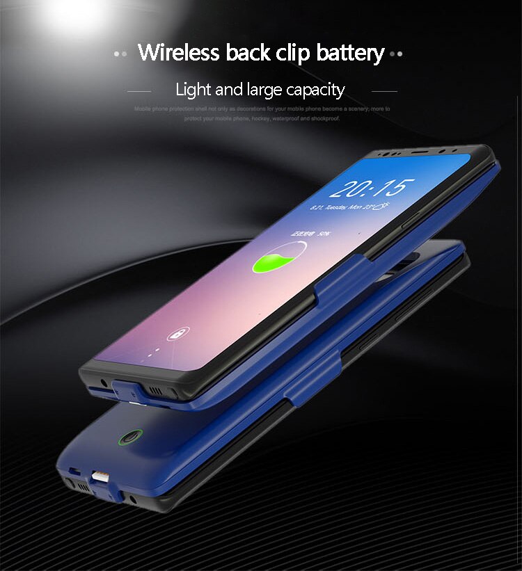 Leioua – coque de chargeur de batterie 7000mAh, pour Samsung Note 8, 9, 10 pro, housse de chargeur externe
