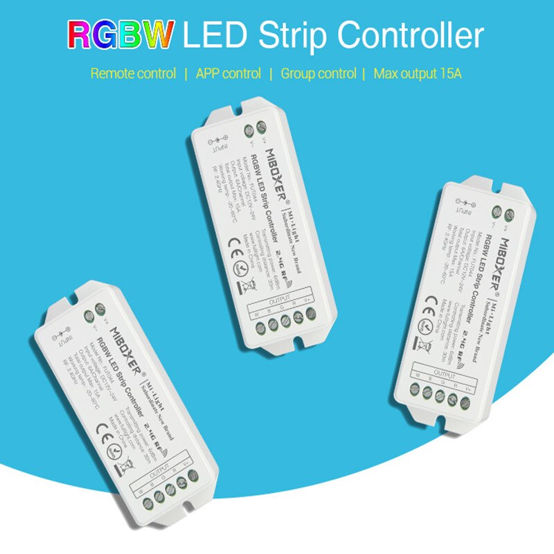 Mi boxer RGB RGBW RGB+CCT LED Strip Controller Smart LED Control System FUT043 FUT044 FUT045 FUT043A FUT044A FUT045A DC12V~24V