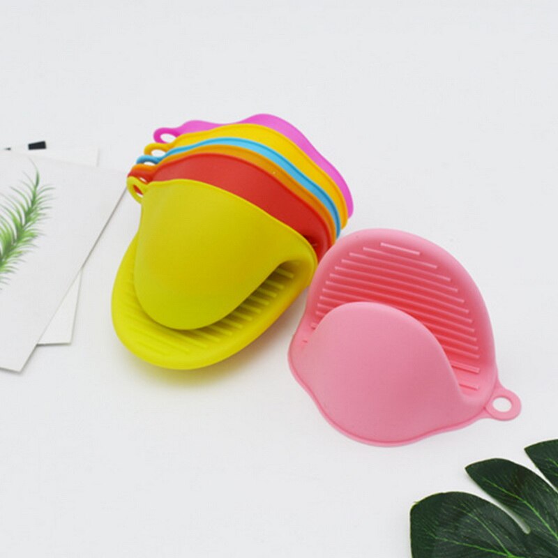 Cuisine cuisson Gel de silice isolation thermique pince Anti échaudage gants antidérapants ménage bol four four à micro-ondes outils pratiques