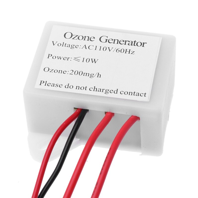 Tubo generador de ozono para tratamiento de agua, purificador de aire, para el hogar, AC110V, 200mg, D0AB