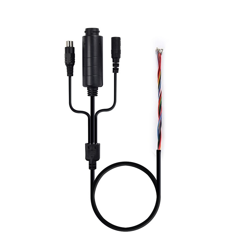 Fs5712r waterdichte poe-kabel zwart met o iso 1500v hoogspanningsisolatie 10/100m waterdichte poe-kabel