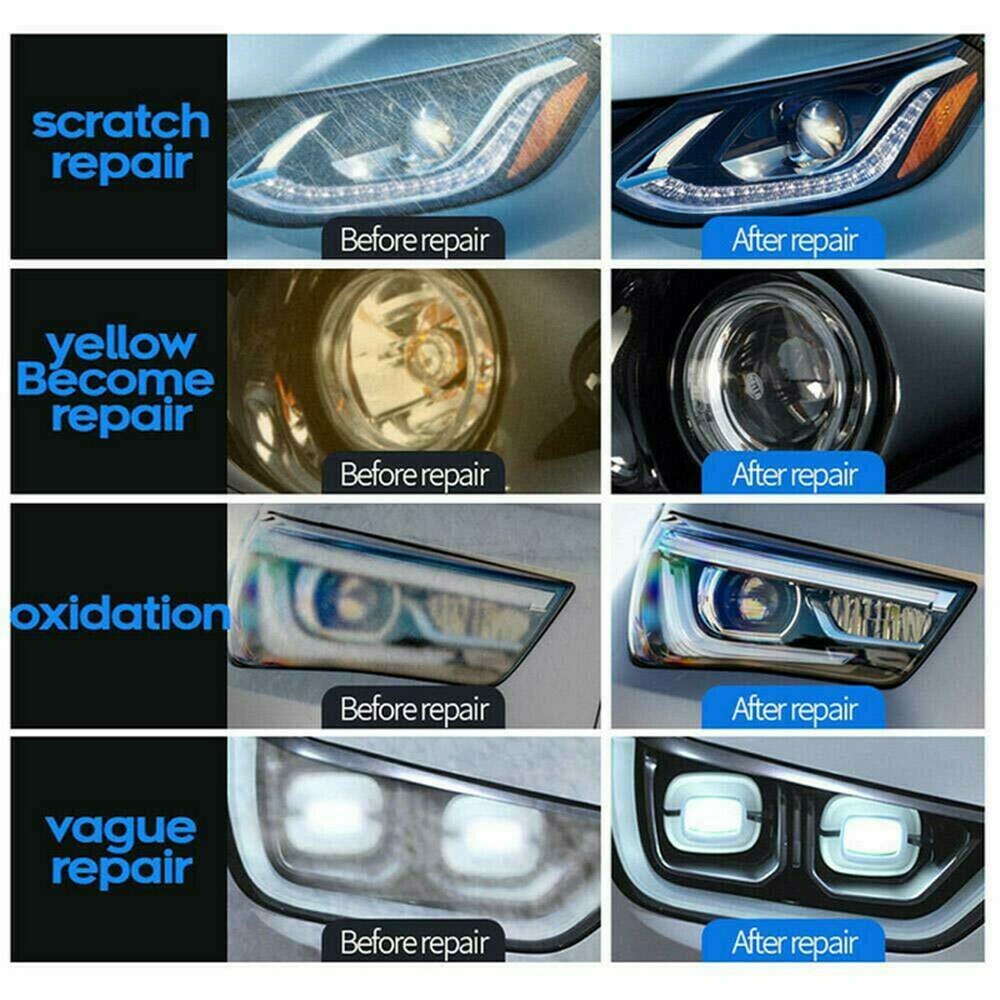 Coating Headlight Repair Agent Waterproof Detailing Tool Car Polishing