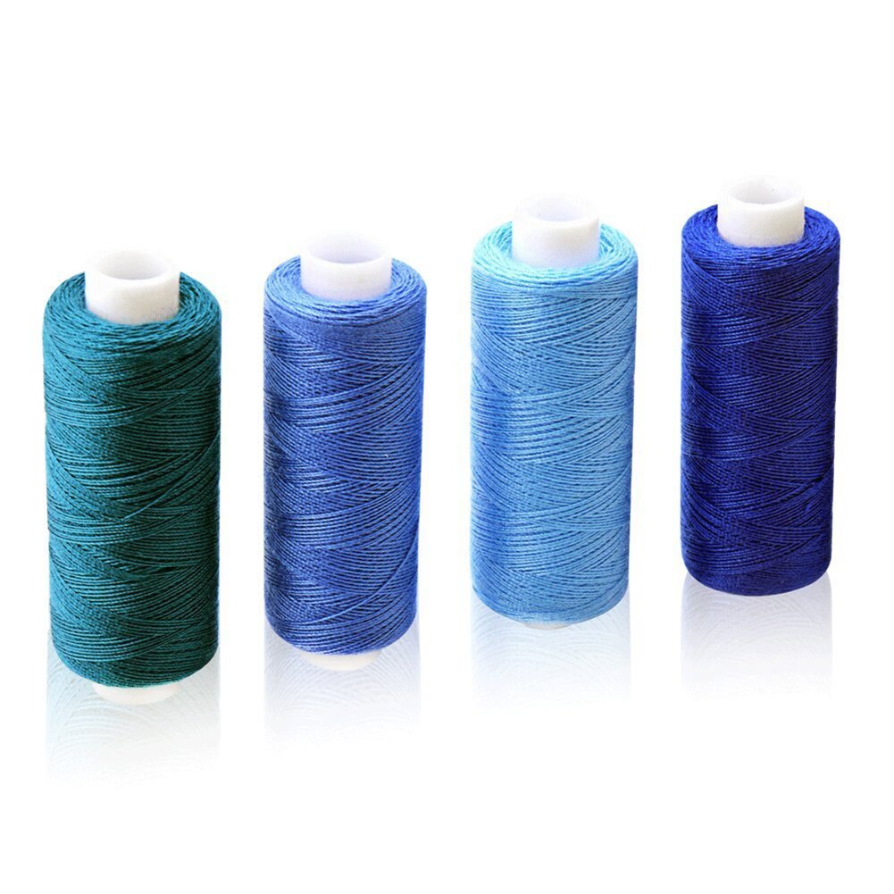 Carrete de hilo de coser, bobina de hilo surtido de colores, 250 yardas, 30 unidades