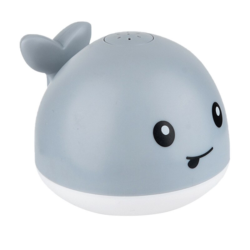 Baby Bath Toys Spray Water Shower Swim Pool Bathing Toys for Kids Electric Whale Bath Ball with Light Music Bathroom Toys: N
