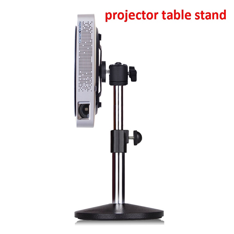 Height adjustable aluminum small mini projector desk mount table bracket holder stand