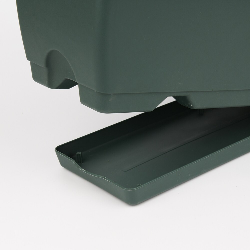 Rectangular Flower Pots with Tray Extra Large Planting Trough Family Balcony Planting Vegetables Planting Groove Plant Pot