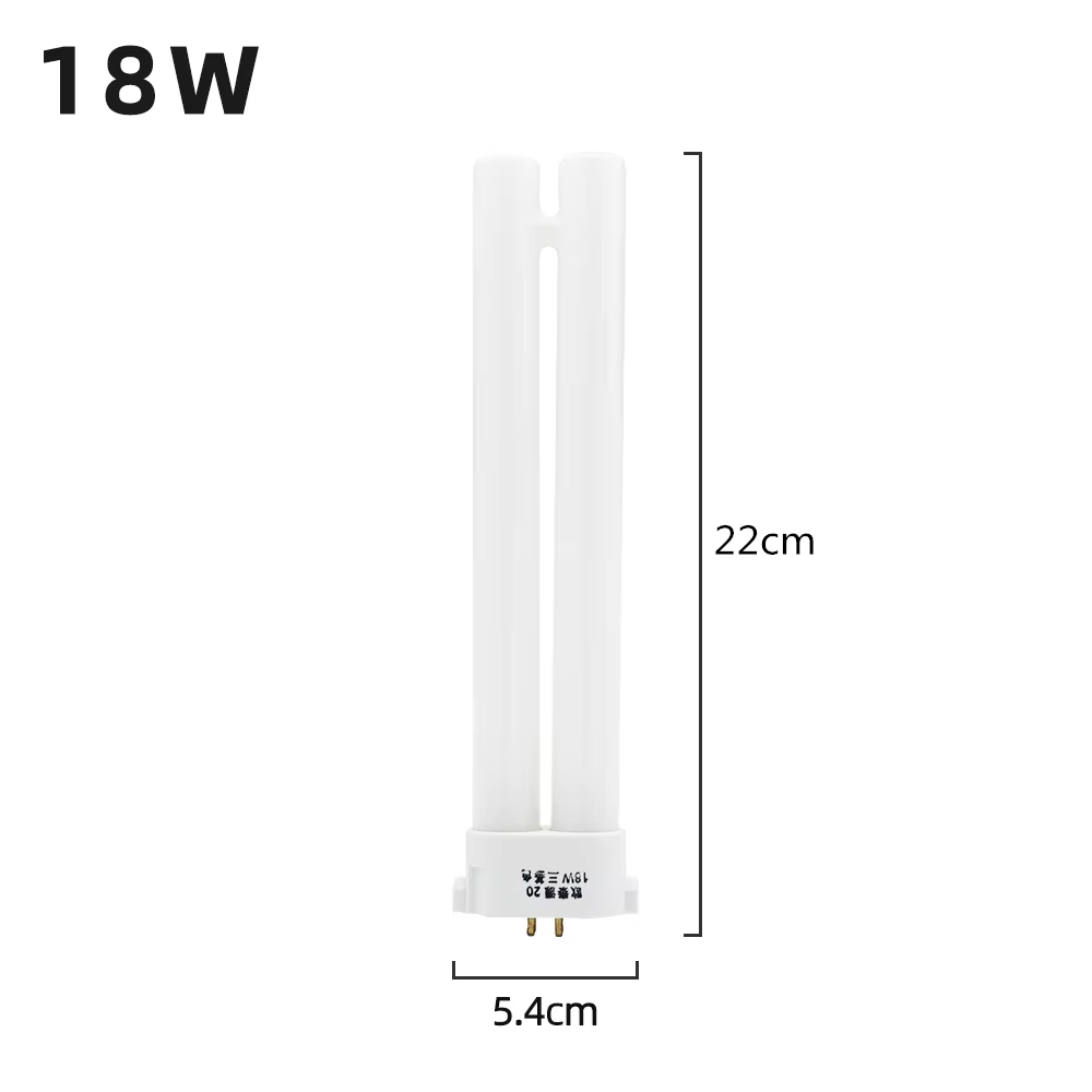 220V Party Four Needles Desk Lamp Tubes 13W 18W 27W Square Four-pin Desk Lamp Bulb Eye-protection Fluorescent Light Tube: changeable