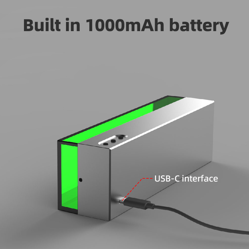 Caja de luz LED con adorno de luz ambiental, interfaz de USB-C, carga de tres niveles de brillo, decoración de habitación de deportes electrónicos para dormitorio y oficina
