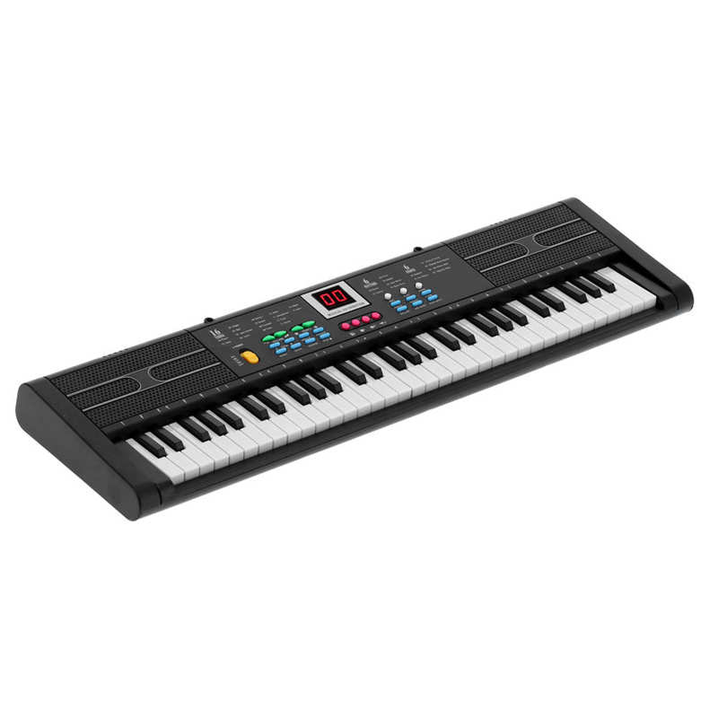 Keyboard Piano Electronic Organ 61 Keys Electric Piano Digital Music Electric Keyboard with USB Microphone for Kids Beginner