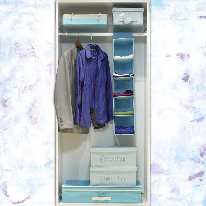 5 hylde tøj hængende arrangører bukser arrangører holder garderobe sektion opbevaring skab arrangør sko tøj tøj