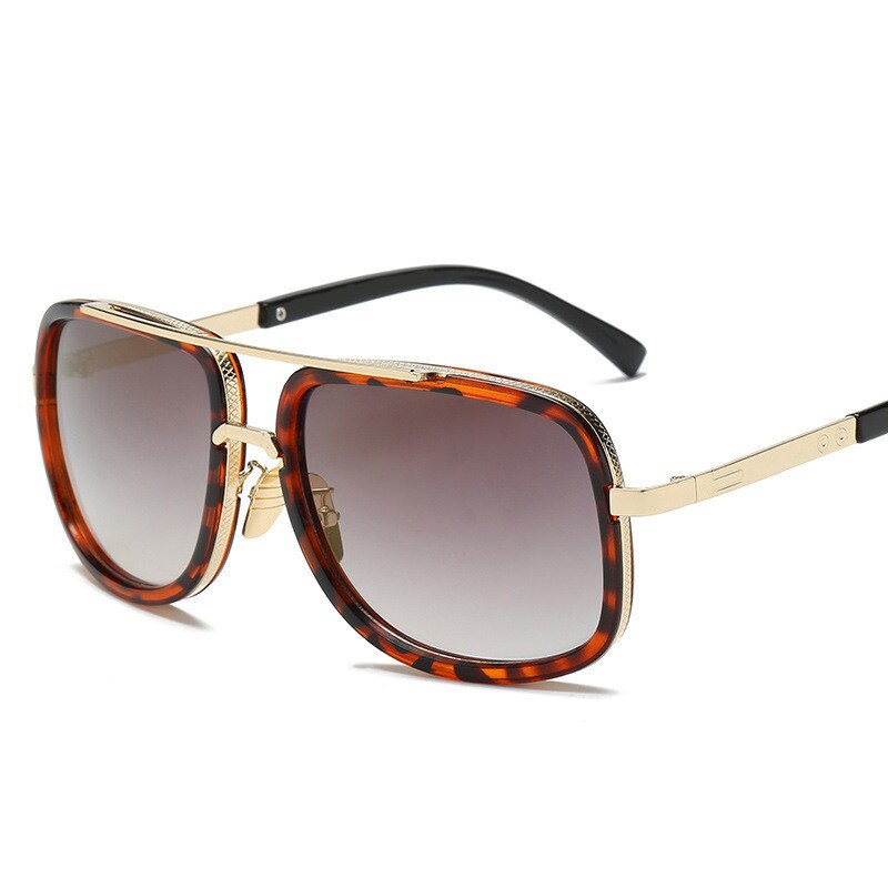 Mach One-gafas De Sol cuadradas para hombre y mujer, lentes De Sol unisex De lujosa, estilo Retro, De gran tamaño