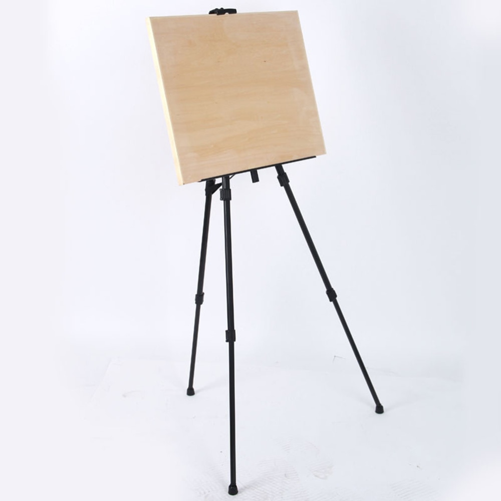 Folding Iron Tripod Portable Canvas Easel Display Stand with Carrying Bag