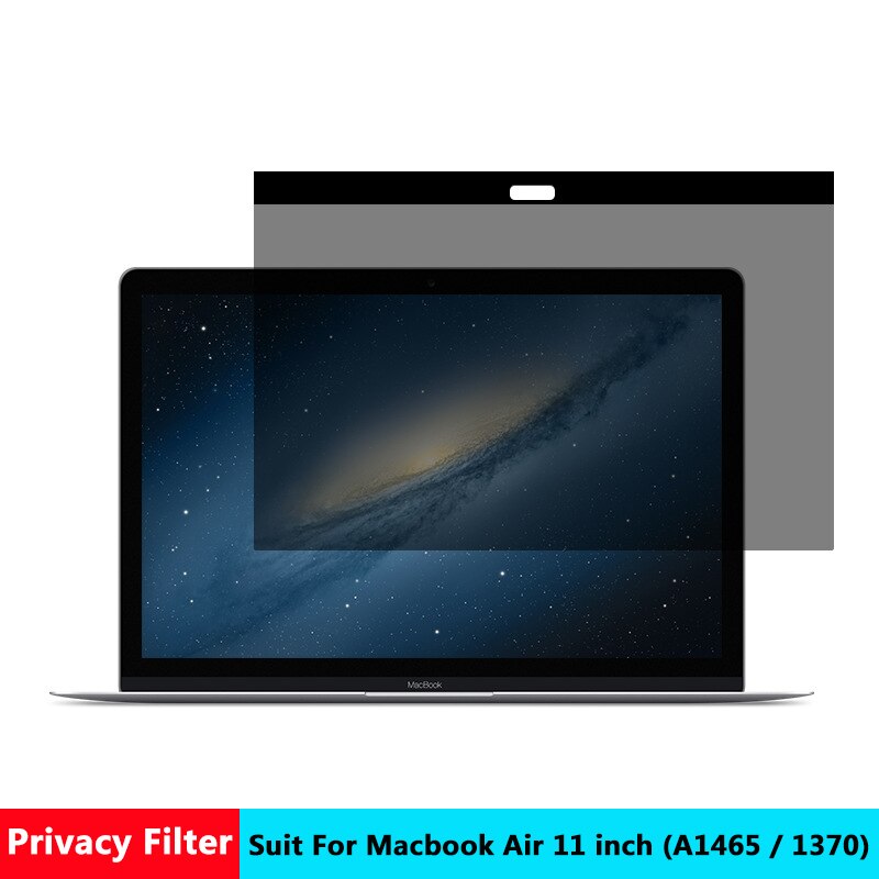 Vmonv Magnetische Privacy Filter Schermen Beschermfolie voor Macbook Air 11 Inch voor Apple Laptop Model Nummer EEN 1465/ a1370