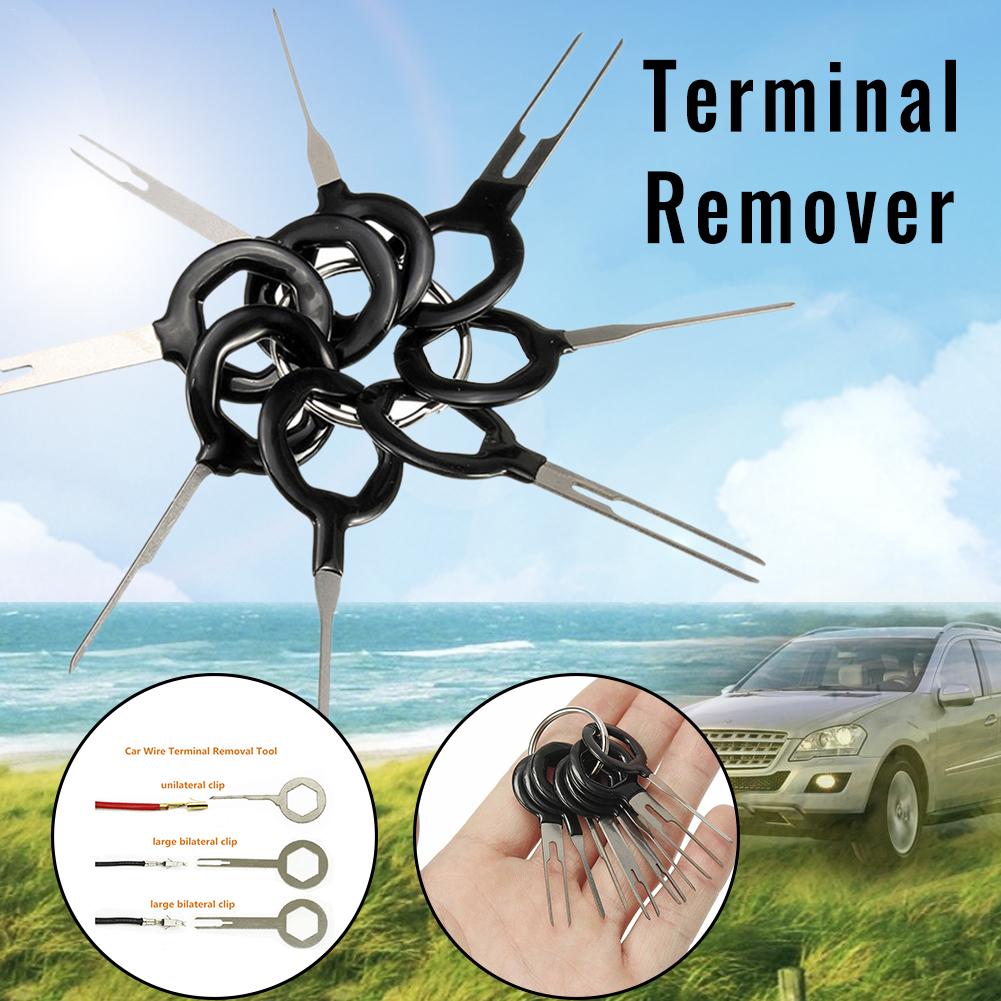 Wire Terminal Removal Tool Stainless Steel Harness Connection Picking Tool Car Electrical Wiring Crimp Connector Pin Extractor