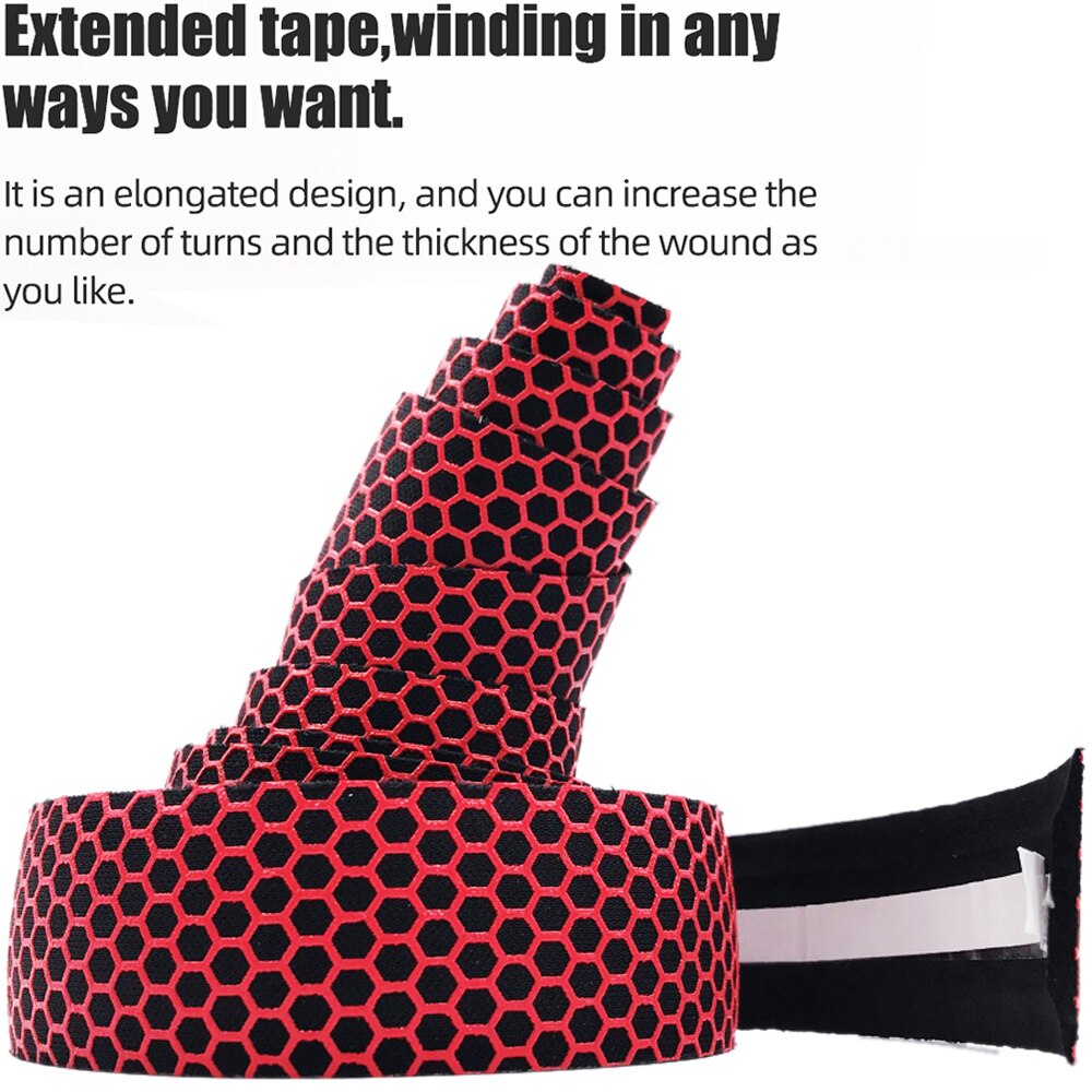 MOTSUV Bicycle Handlebar Tape Road Bike Silica Gel Tape EVA Soft Breathable Bike Bar Tape Fixed Gear Belt Bicycle Accessories