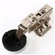 35mm Hole Diameter Glass Door Silent Hinge Glass Door Wine Cabinet Door Side Panel Glass Connection Hardware Accessories: Middle bend