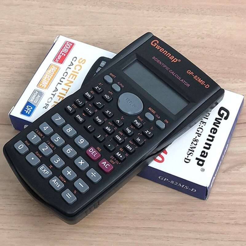 Student Calculator 82MS-D Scientific Calculator Multifunctional Function Calculator Teaching Calculator