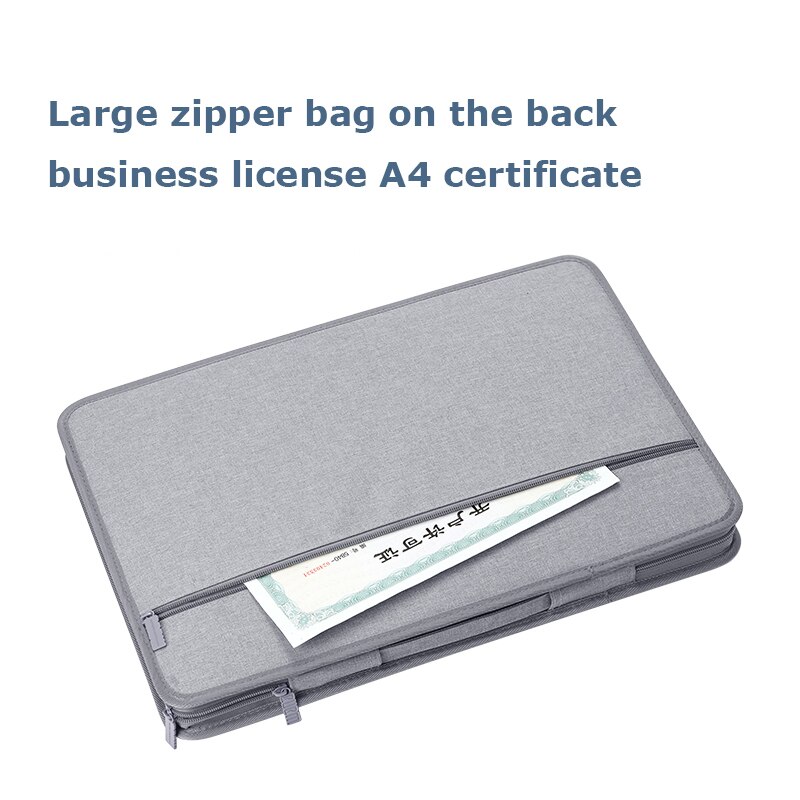 Bubm documento ticket armazenamento saco de grande capacidade certificados arquivos organizador para uso de viagem em casa para armazenar itens importantes