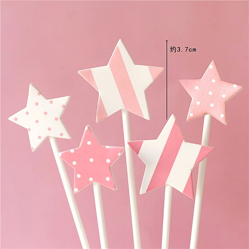 Pink Happy Farm cow tree Cake Toppers for kid's birthday cake Children's Day Party Baby Happy Birthday Supplies Lovely: 1pc CK1785C