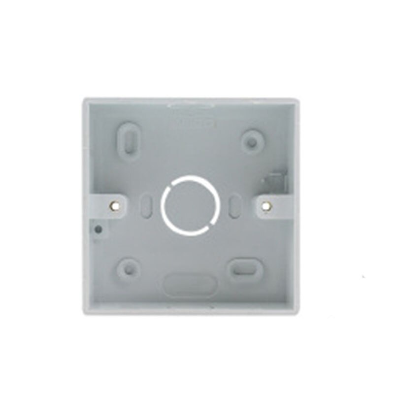 Type 86 switch socket base set with junction box surface open mounting bottom box wall switch socket dark box white switch fitti