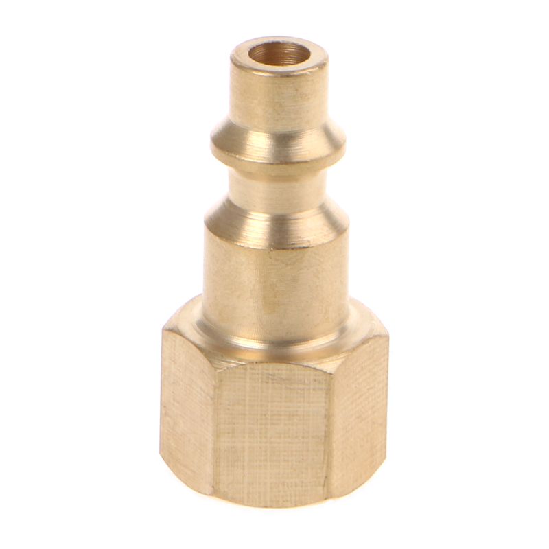 Solid Brass 1/4&quot; NPT Quick Connector Air Hose Fittings Air Compressor Coupler Plug 19QB