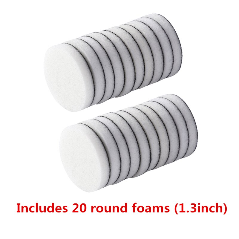 Mini Tinte Mischen Werkzeug Spalte Runde Gewölbte Schaum Minen Ersatz Applikatoren Lagerung Gläser für Scrapbooking Stanzen Werkzeuge: TT263x2 20Stck
