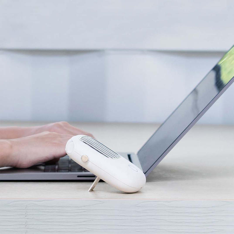 USB Portable Fan, wireless hanging neck fan, compact and convenient air cooler
