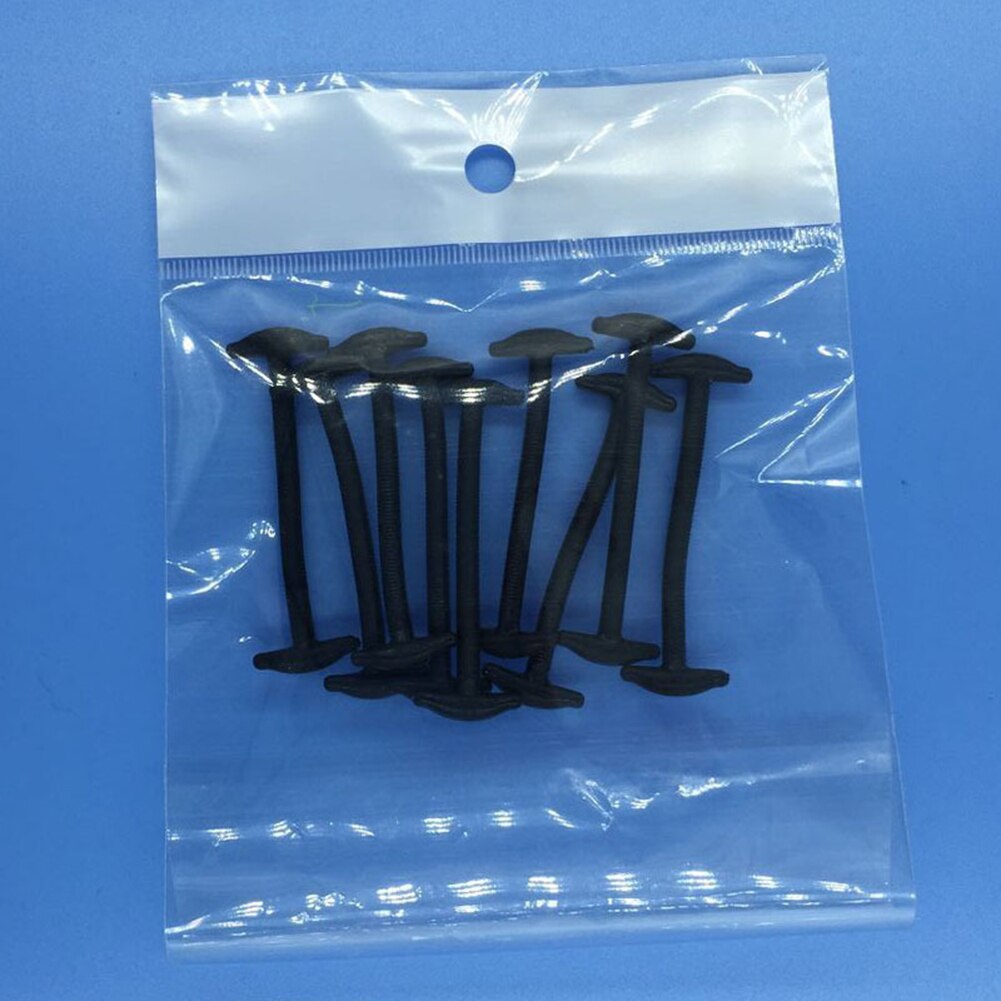 10pcs/lot Silicone Shoelaces Elastic Shoe Laces Special No Tie Shoelace for Men Women Lacing Rubber Zapatillas 2 Colors