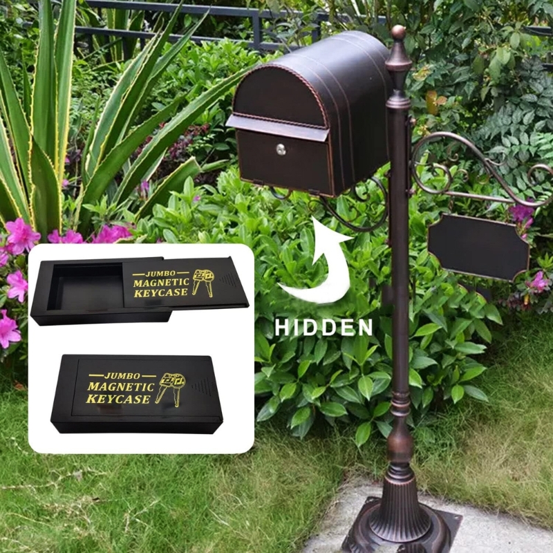 Magnetische autosleutelhouder Box Storage Secret Stash Boxes voor Office Truck Home