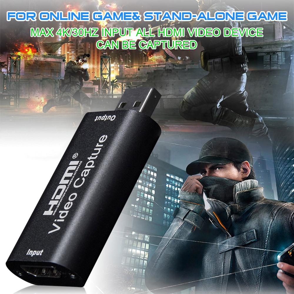 Erilles Mini Erfassen Karte 1080P Capturadora De Video Hdmi 2,0 HDMI Video Recorder Grabber Rekord Box Video Capture Gerät