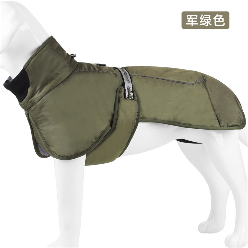 Coat Dachshund Labrador Outfits Winter Dog Clothes For Medium Jacket Large Dogs Windproof Reflective Warm Coat French Bulldog