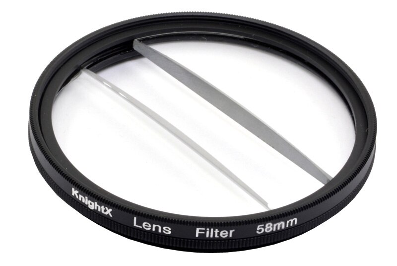 Knightx Twee Half 49Mm 52Mm 55Mm 58Mm 67Mm Blur Effecten Camera Filter Fotografie Prisma Nd uv Ster Variabele Object Slr Fx Prisma: Add 67mm Adapter