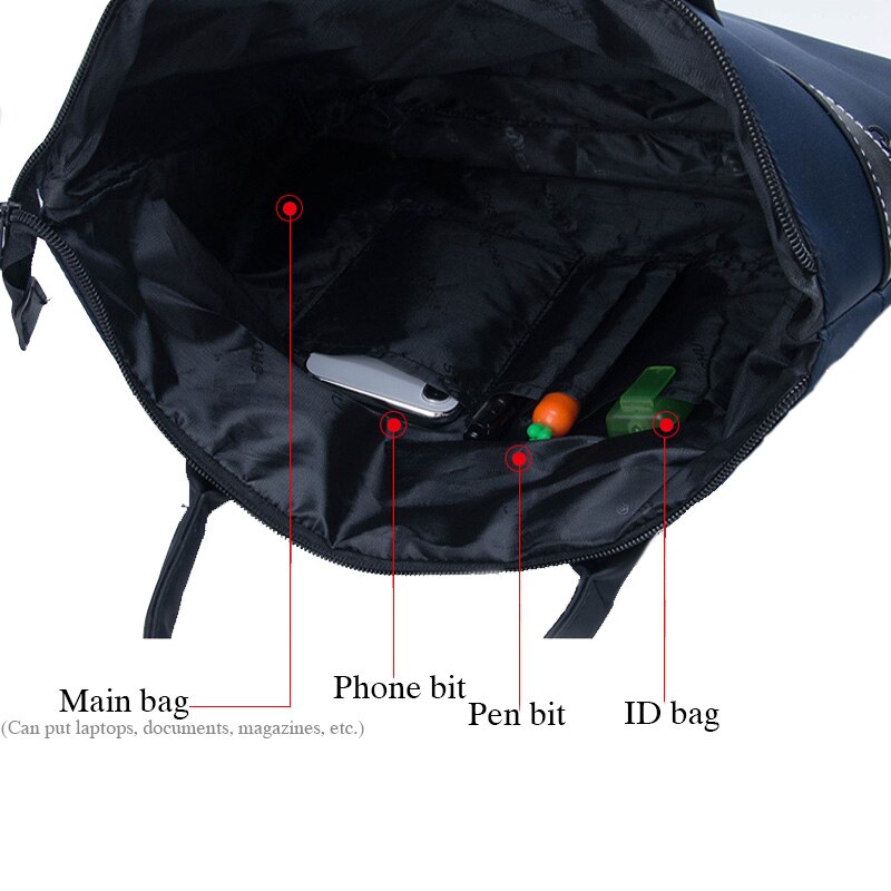 Portable Organizer For Documents Waterproof Bag For Ipad Business Bag Laptop Briefcase Men Computer Bag Wear-resisting Handbags