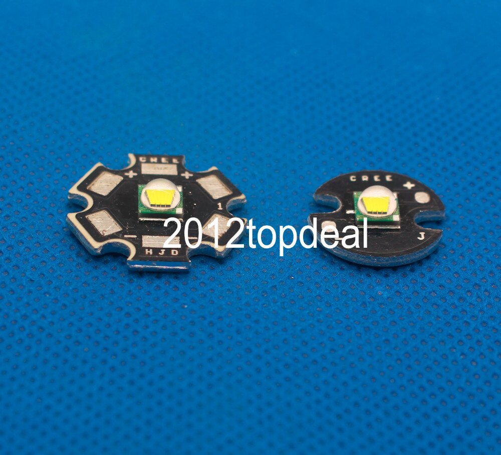 CREE XML XM-L T6 LED U2 10W blanco de alta potencia, emisor de LED con 12mm, 14mm, 16mm, 20mm, PCB para bricolaje