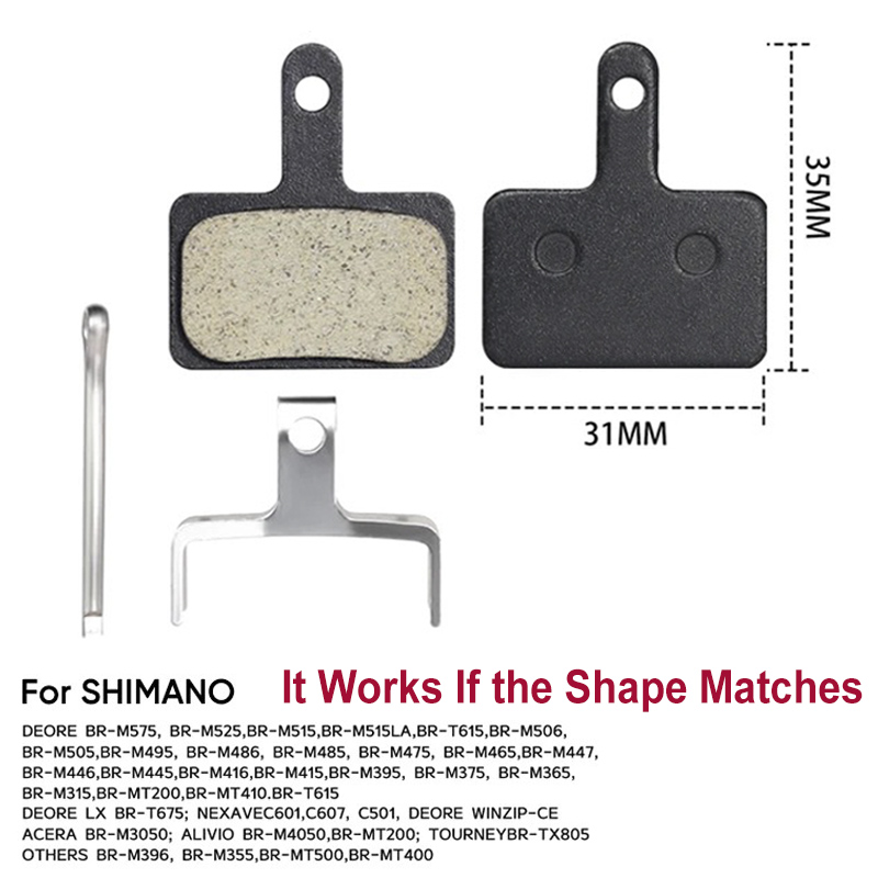1/2/4/10pairs Bicycle Disc Brake Pad Resin Hydraulic Brake Pads for SHIMANO B01S MT200 M375 M446 Bike BS03 BS05 Brake Parts