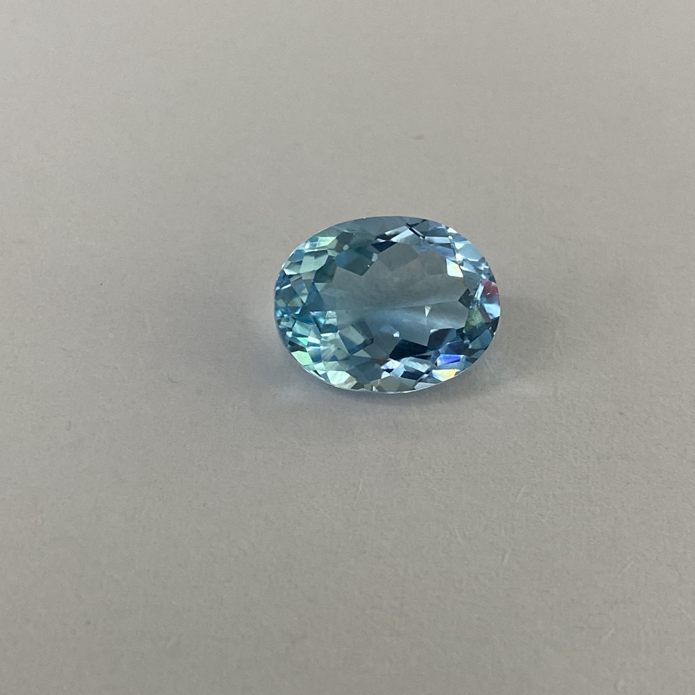 12×10mm 6 carats Oval cut 100% natural Blue topaz sky blue topaz loose stone