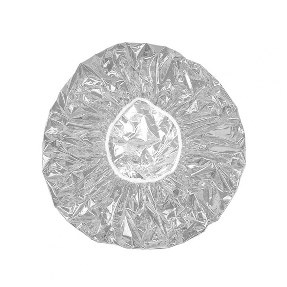 Useful High Elasticity Tin Foil Conditioning Cap Good Insulation Process Quickly Hair Treatments Coloring Processing Cap: Silver