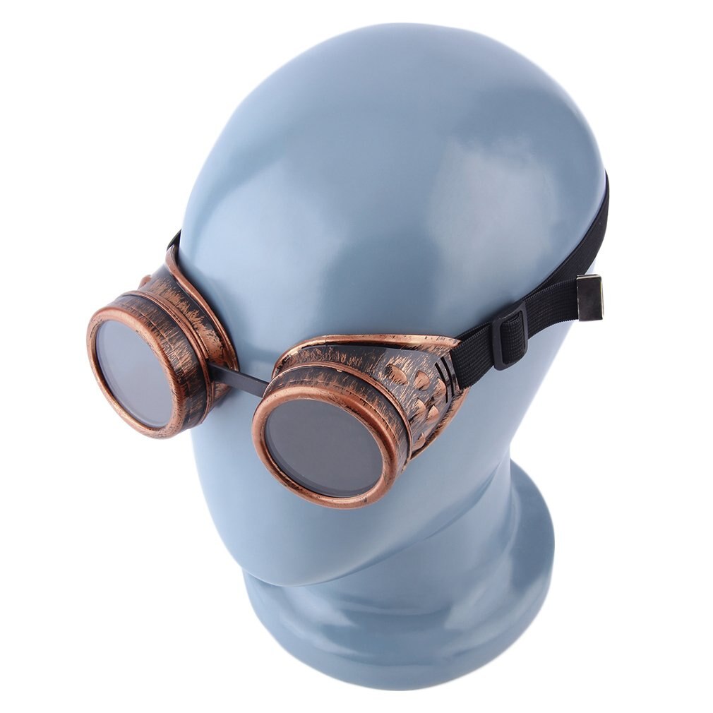 Professionele Cyber Goggles Steam Bril Vintage Lassen Gothic Victoriaanse Outdoor Sport Fiets Zonnebril
