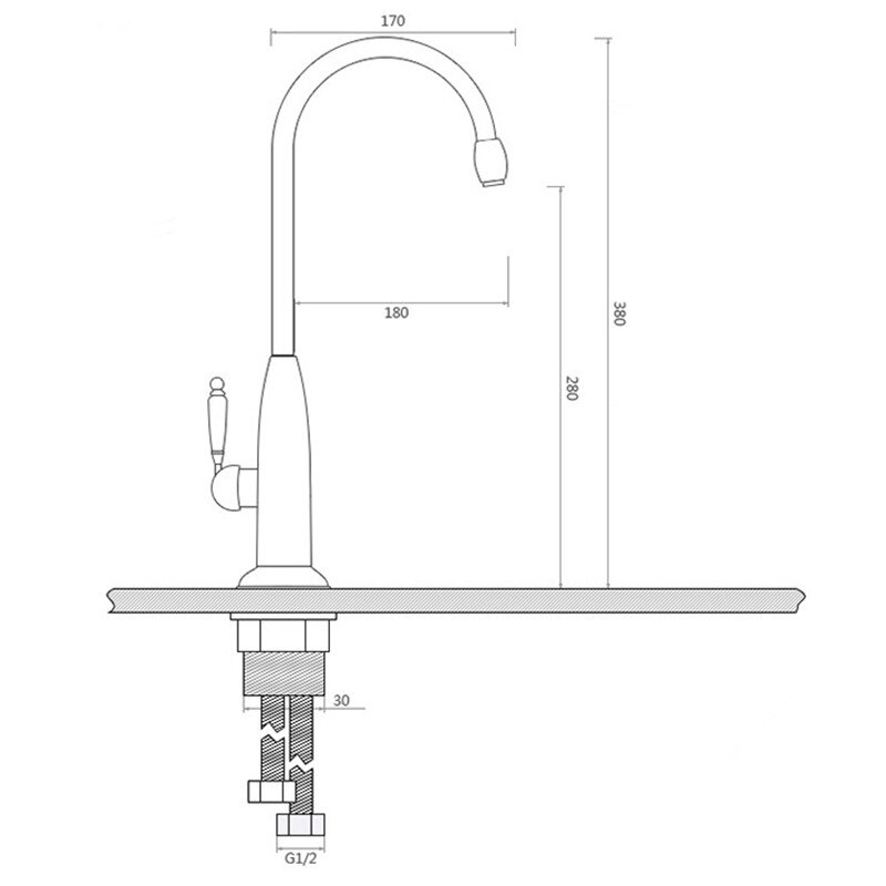 Torneiras de cozinha bronze antigo acabamento bronze torneiras de água da cozinha bica giratória vanity sink mixer clássico único punho
