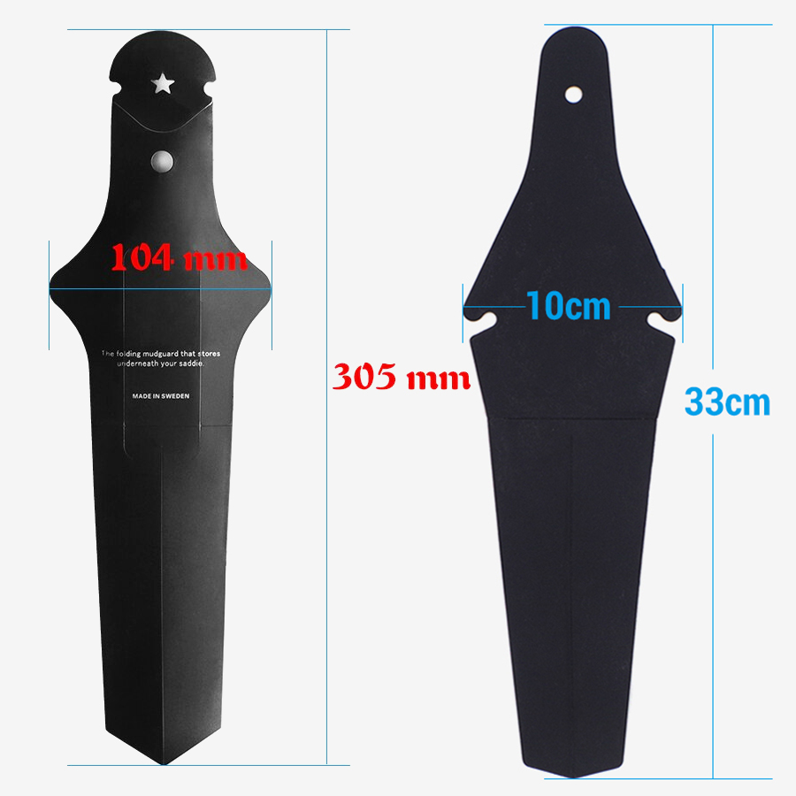 Guardabarros para sillín de bicicleta, guardabarros trasero para bicicleta de montaña, guardabarros trasero, ala de plástico para sillín de ciclismo, piezas de enduro