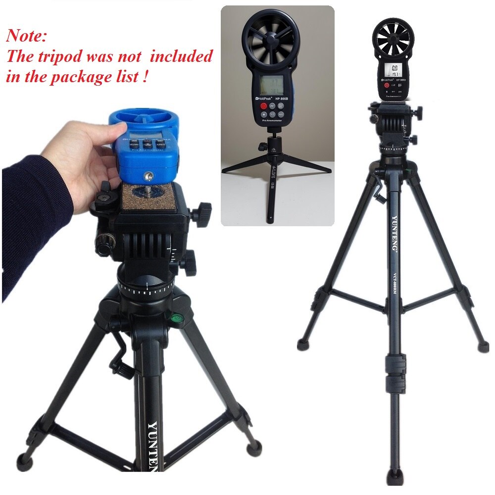HOLDPEAK 866B Digital Anemometer THE BEST Wind Speed Meter Measures Wind Speed Temperature Wind Chill with Backlight