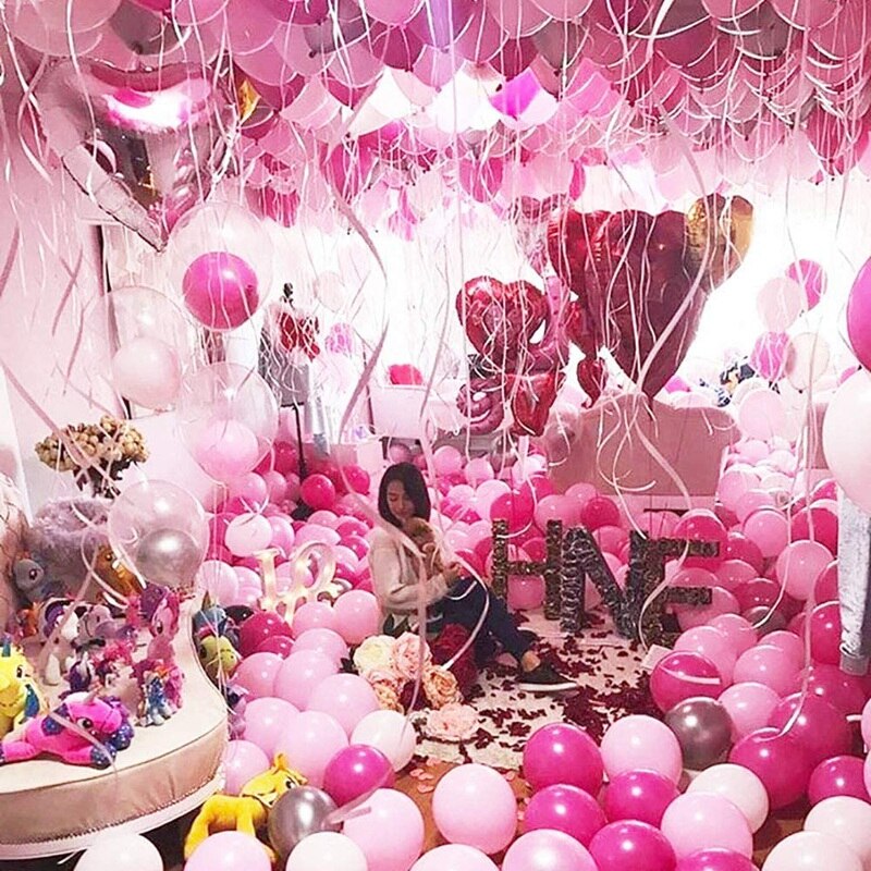 Happy Birthday Letters Five-Pointed Star Aluminum Film Sequins Balloon Set Combination Birthday