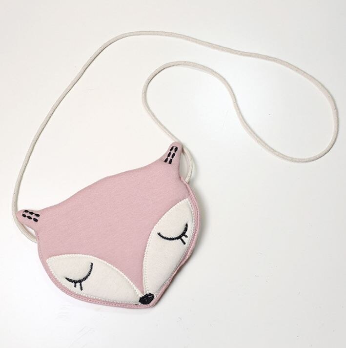 Neue Infant Baby Kinder Mädchen Kleine Casual Schulter Umhängetasche Messenger Handtasche Cartoon Tier Tasche Kinder: Rosa