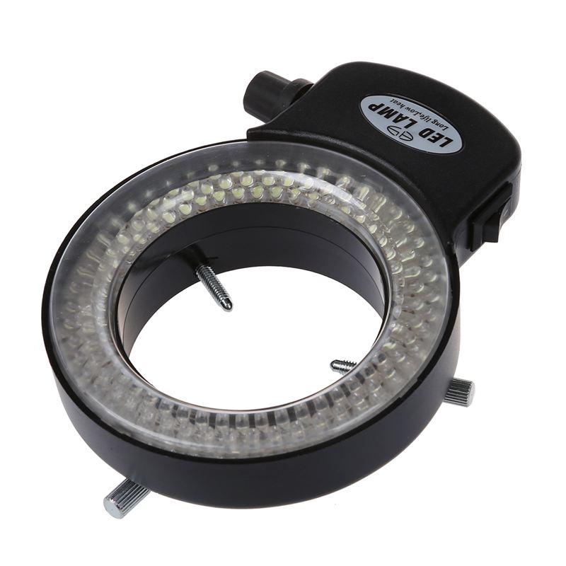 --144 led miniskop ring lys ring lys 0 - 100%  justerbar lampe til miniskop ring lys: Default Title
