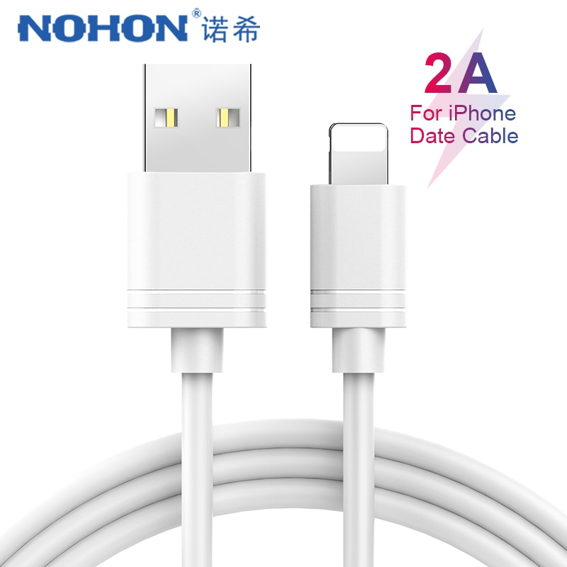 NOHON TPE Daten Ladekabel Beleuchtung Für iPhone X XS MAX XR 8 7 6 6 S 5 5 s Plus Ladung synchronisieren USB Kabel Für ipad Mini Ladegerät Linie