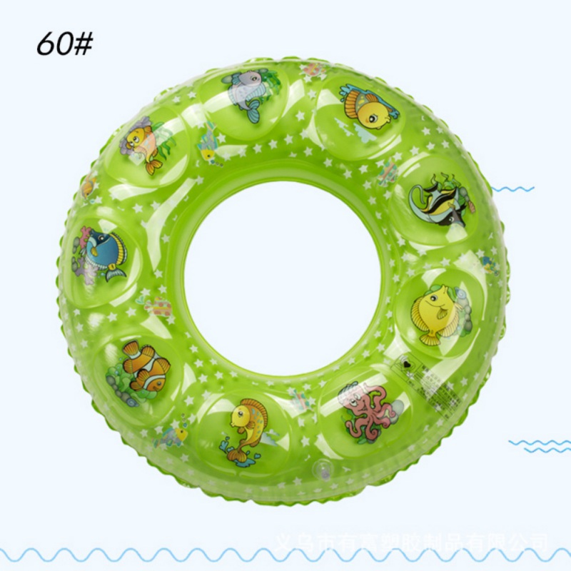 Neue Verdickung kinder Doppel Kristall PVC Aufblasbare Schwimmen Kreis Cartoon Schwimmen für Kinder Bad Spielzeug: 60