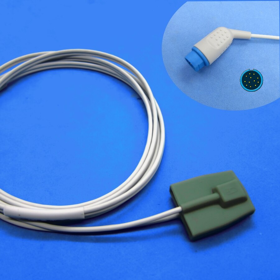 Lange Kabel Awt Volwassen Vinger Clip Spo2 Sensor Voor Mindray PM5000 PM6000 Patiënt Monitor: child silicone